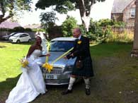 Weddding Cars Inverness, Nairn and Highlands from Highland Car Tours